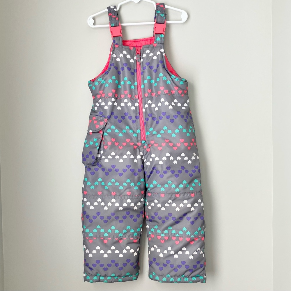 Girls Heart Snow Pants 3T